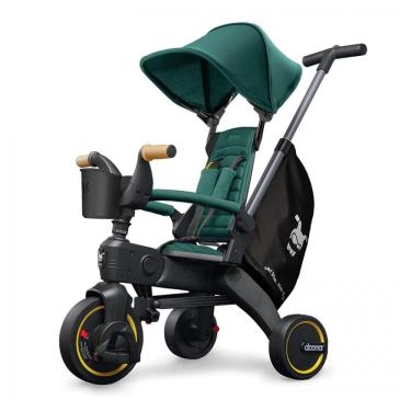 Imagem de Triciclo Infantil Dobrável Premium para Crianças de 1 a 3 Anos, Doona Liki Trike S5, Verde