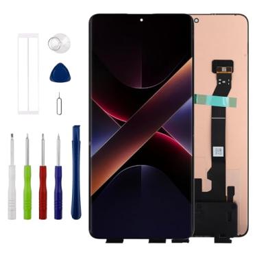 Imagem de Tela AMOLED compatível com Xiaomi Poco X7 Pro 5G 2412DPC0AG 16.9 cm Display LCD Touchscreen Digitalizador Assembléia com kit de ferramentas de reparo, suporte a impressão digital