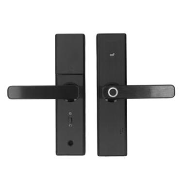Imagem de Jopwkuin Fechadura Com Maçaneta de Porta de Entrada Sem Chave por Impressão Digital, Elegante e Resistente para Casa, Fechadura Inteligente Com Impressão Digital para Portas Internas e Externas