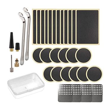 Imagem de Kit de Ferramentas Reparo com Parche Sem Cola para Câmara Bicicleta MTB Montanha Estrada Ferramenta Manutenção Pneu Acessórios