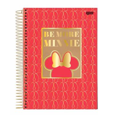 Imagem de Caderno Espiral Universitário Capa Dura 10 Matérias 160 Folhas Mickey E Minnie Jandaia Estampa 1