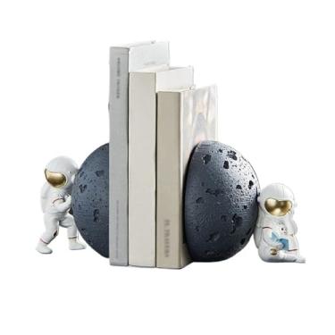 Imagem de VHDY85KA Suporte para livros de resina Suporte de livros multifuncional Rolha de livro fichário e divisórias material escolar e material de escritório Estante terminais de livros (gris)