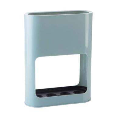 Imagem de CFGH6FDF Suporte para guarda-chuva, guarda-chuva, suporte de chão, cor sólida, antiderrapante, universal, 4 compartimentos, porta de casa, sala de estar, portão, porta de armazenamento, suporte de