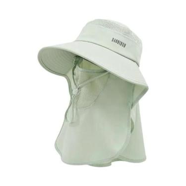 Imagem de Chapéu De Sol Feminino Com Aba Larga, Proteção UV, Impermeável, Respir