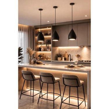 Imagem de Lustre Luminária de Teto 3 Pendente em Ceramica Moderno URBAN E27 Cozi