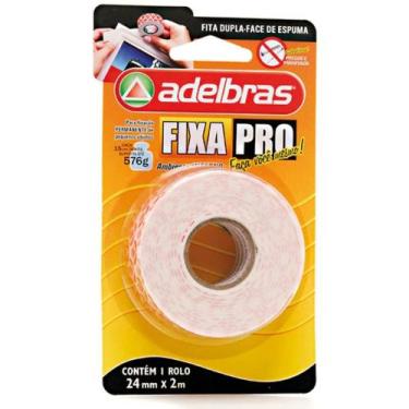 Imagem de Fita Dupla Face Fixa Pro Espuma 24mmx2m - Adelbras