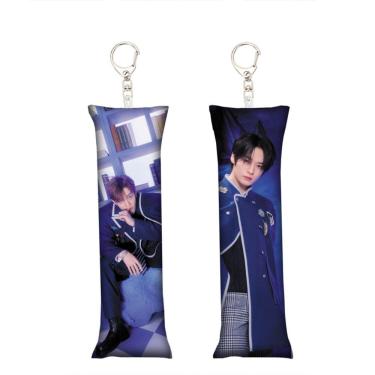 Imagem de Mini Dakimakura Keychain, bolsa de pelúcia, pingente, Stray Kids