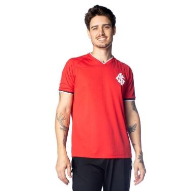 Imagem de Camiseta Masculina Betel Inter Power II Gola V Vermelho-Masculino