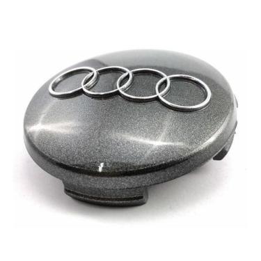 Imagem de Calota Calotinha Centro Roda Audi A3 A4 A6 A8 TT Q7 S3 Bolinha Grafite
