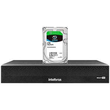 Imagem de Gravador de Vídeo Intelbras Full HD 1080p com Inteligência Artificial MHDX 3016-C + HD 2TB SkyHawk