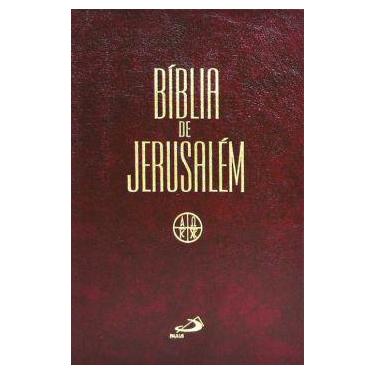 Imagem de Biblia De Jerusalem Marrom Capa Comu