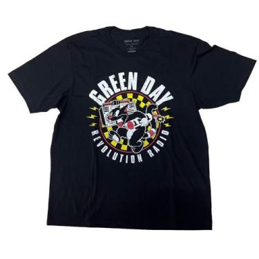 Imagem de Camiseta Green Day Revolution Radio Blusa Adulto Banda De Rock E1243 -