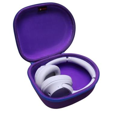 Imagem de Capa de fone de ouvido para fones de ouvido Beats, Sony, Raycon, JBL, OneOdio, TOZO, SteelSeries, Jabra, Audio-Technica e Sennheiser (roxo externo + roxo interno)
