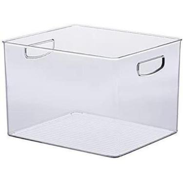 Imagem de Organizador de geladeira diamond 25x 25 x 17 cm - cristal - paramount