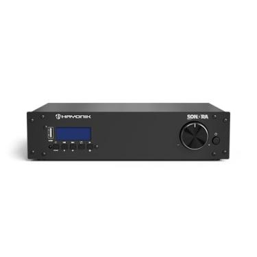 Imagem de HAYONIK, Amplificador Receiver Classe AB, 60W RMS, Bluetooth 5.0, USB, Rádio FM, Entrada Óptica, Saída para Subwoofer - Sonora 600