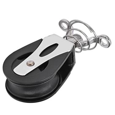 Imagem de Polia de Nylon Cabeça do Bloco Roldana Bea Polia 316 Stainl Marine Grade de Aço Bloco é Compatível Com Cordas e é Prático para