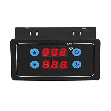 Imagem de Módulo de relé do Timer LCD LCD Ciclo de Tempo de Tempo da Placa de Tempo de Relés de Relés de Tempo de Controlador para Motor YF-4 DC 12V ABS