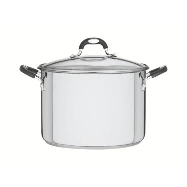 Imagem de Caldeirão Tramontina Astro Aço Inox Tampa De Vidro 28 Cm 11,4 Litros