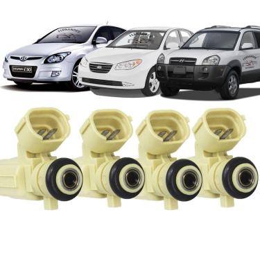 Imagem de 4X Bicos Injetores Hyundai Tucson E I30 2.0 16V 35310-23600