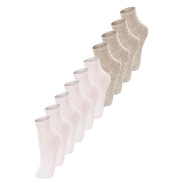 Imagem de Kit com 10 Pares de Meias Infantil Cano Médio Lupo 2727-088 Colorido, 