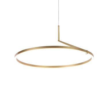 Imagem de Lustre Pendente Nordecor Zier 2867 Dourado Fosco Led Bivolt