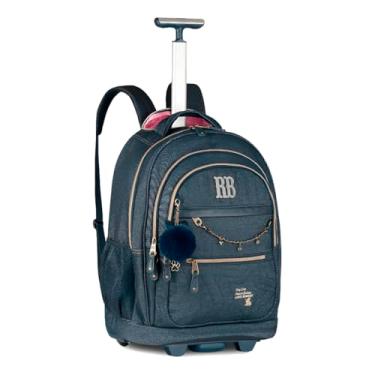 Imagem de Mochila Rodinha 360º Escolar Feminina Grande RB Menina