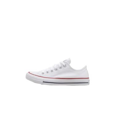 Imagem de Converse Tênis unissex adulto Chuck Taylor All Star cano baixo, Branco óptico, 13 Women/11 Men
