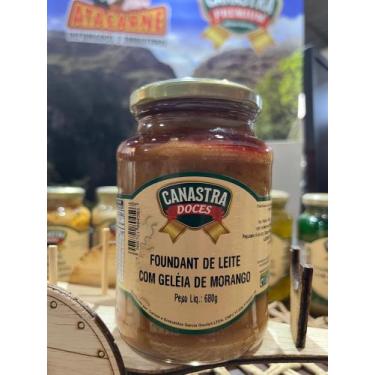 Imagem de Foundant de Leite com Geleia de Morango 680g Canastra Premium - atacar