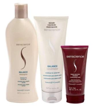 Imagem de Senscience Balance Shampoo 280ml + Condicionador 240ml + Inner Restore
