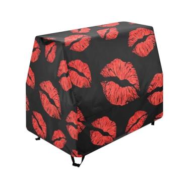 Imagem de Qilmy Lips Kids Water Table Cover, Duty Waterproof Patio Table Covers for Outdoor Toddler Splash Tables, UV Resistant & Dustproof Play Table Protector, Cover Only