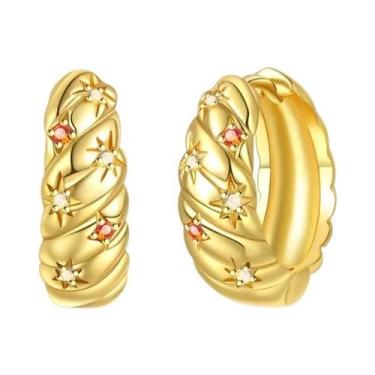 Imagem de Brincos De Pérola Clássicos Em Ouro 925 Para Mulheres, Elegantes Para 