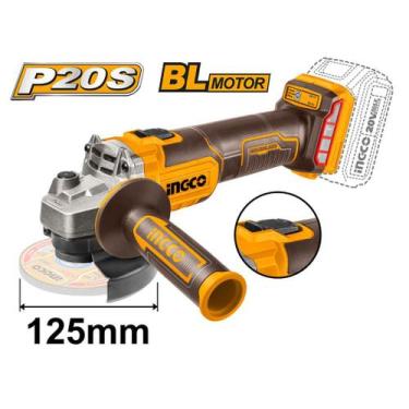 Imagem de Esmerilhadeira Angular INGCO BL Bateria 20V P20S