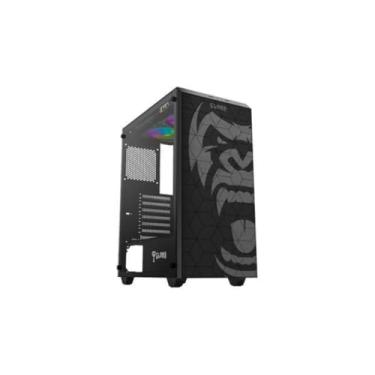 Imagem de GABINETE GAMER ZILLA - WATER COOLER - CLANM LATERAL DE VIDRO MID TOWER