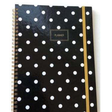 Imagem de Planner Permanente Capa Dura 177x240mm 80 Folhas 63 g/m² Black NB5560 