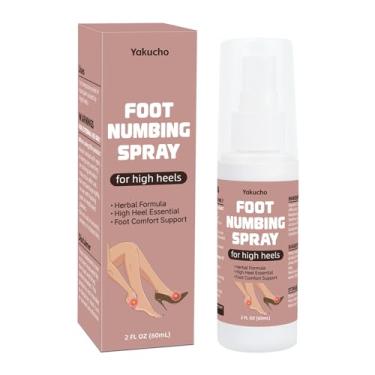 Imagem de Spray anestésico para pés de salto alto, sprays naturais para pés aliviam longas permanências e caminhadas em saltos altos, spray portátil para alívio instantâneo de resfriamento - 60 ml