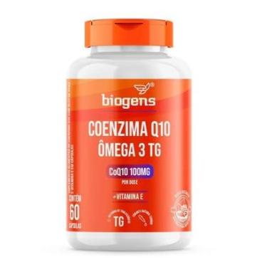 Imagem de Coenzima Q10 100mg + Ômega 3 Vitamina E - 60 Cápsulas - Bigens-Masculino