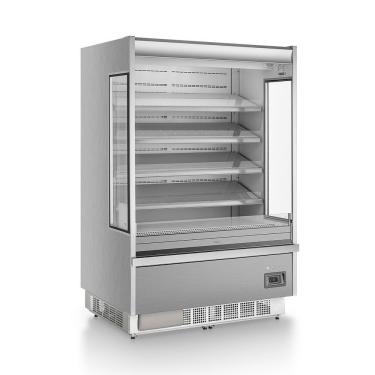 Imagem de Expositor Vertical Aberto Gsto1300 Tipo Inox 220V Gelopar