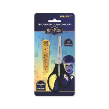 Imagem de Tesoura Escolar Estampada com Capa Harry Potter Leo&Leo Leonora - 1021