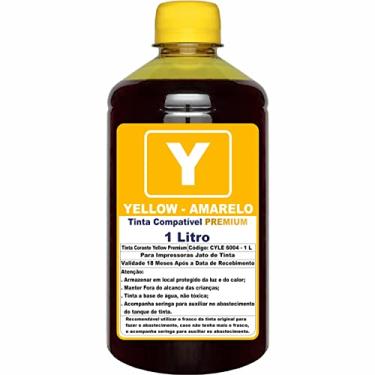 Imagem de Tinta Amarela Para Impressoras L4260 L4160 L4150 Compatível Refil 504 1 Litro