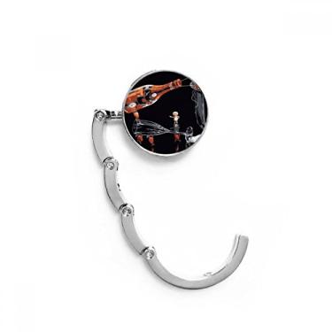 Imagem de Gancho de mesa para decoração de balde de gelo com fecho decorativo e gancho dobrável