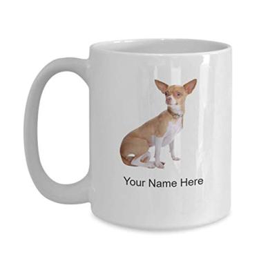 Imagem de Caneca personalizada de chihuahua marrom - Caneca de café para chihuahua Lovers Idea - Caneca de café personalizada para cães - Caneca de café personalizada - Caneca de café de 425 g