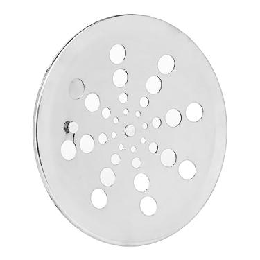 Imagem de Ralo Grelha 10X10 Redondo Com Fecho Sistema Abre e Fecha Para Banheiro