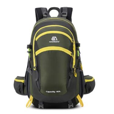 Imagem de Daconovo Mochila de caminhada 40L à prova d'água para viagem ao ar livre mochila de acampamento para mulheres e homens