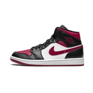 Imagem de Nike Tênis masculino de cano alto, vermelho, preto, vermelho nobre, branco, 43, Vermelho, preto, vermelho nobre, branco, 11.5