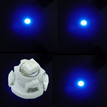 Imagem de PA 10 peças T4.2 painel painel de carro medidor lâmpadas 5 cores conjunto 12 v (azul)