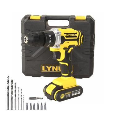 Imagem de Parafusadeira Furadeira Impacto 13 Acess e Maleta 1,3AH Bivolt 12V PFL-12CI Lynus