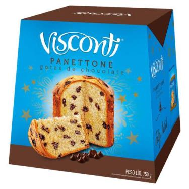 Imagem de Panettone Visconti Gotas De Chocolate 750G