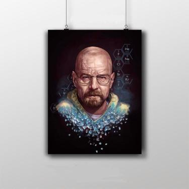 Imagem de Placa Decorativa Heisenberg Wallpaper - Breaking Bad Série