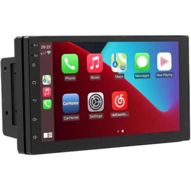 Imagem de Central Multimídia Conexão Carplay 2 Din 7 Polegadas Espelhamento Blue