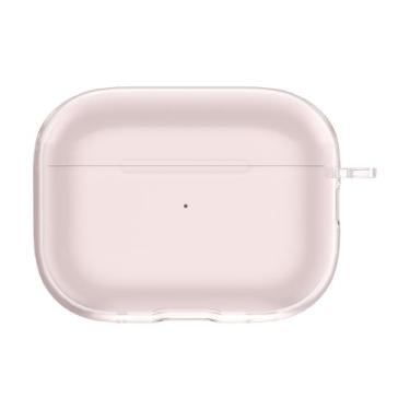 Imagem de 2 pacotes transparentes macios TPU capa de fone de ouvido para Airpods Pro 2 2ª geração de silicone,Pink